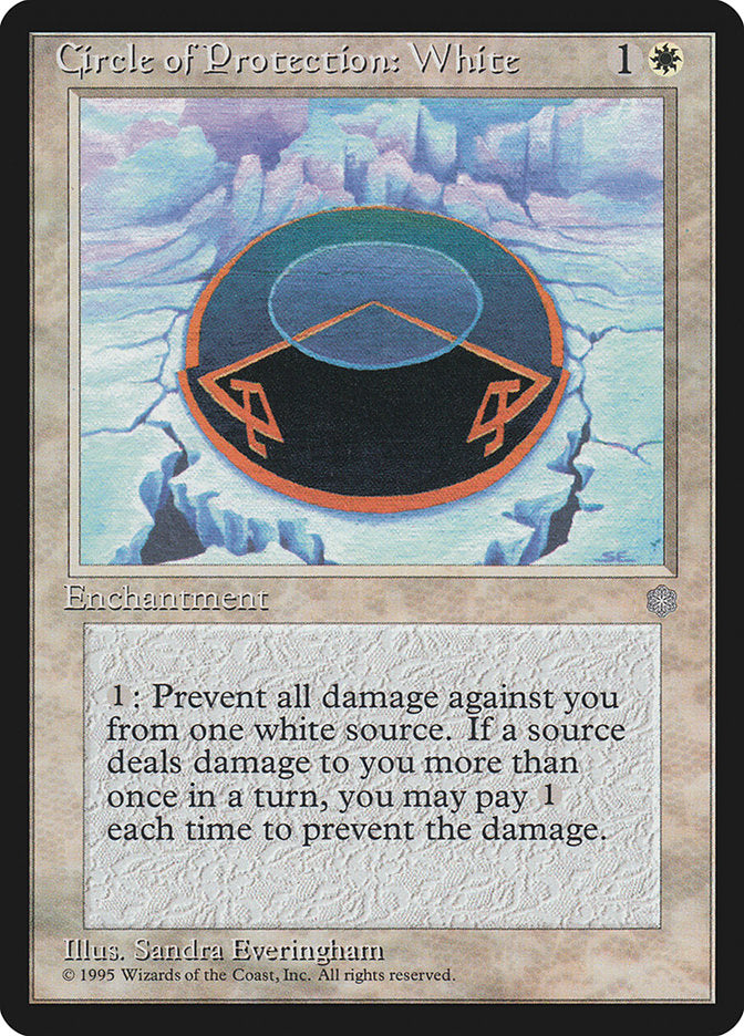 Circle of Protection: White [Ice Age] | Gate City Games LLC