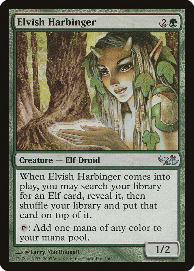 Elvish Harbinger [Duel Decks: Elves vs. Goblins] | Gate City Games LLC