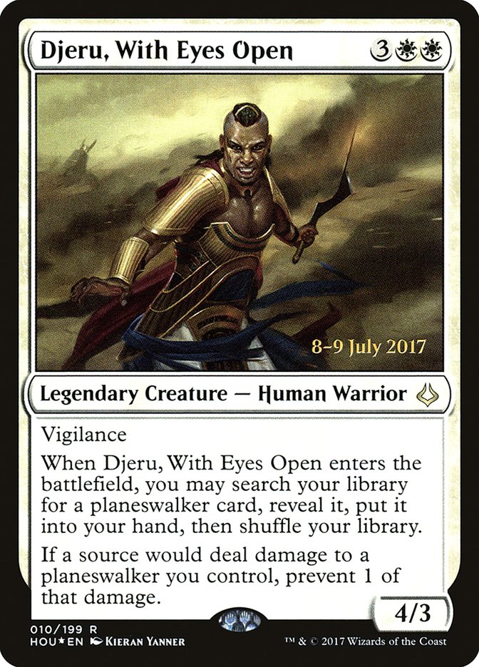 Djeru, With Eyes Open [Hour of Devastation Prerelease Promos] | Gate City Games LLC