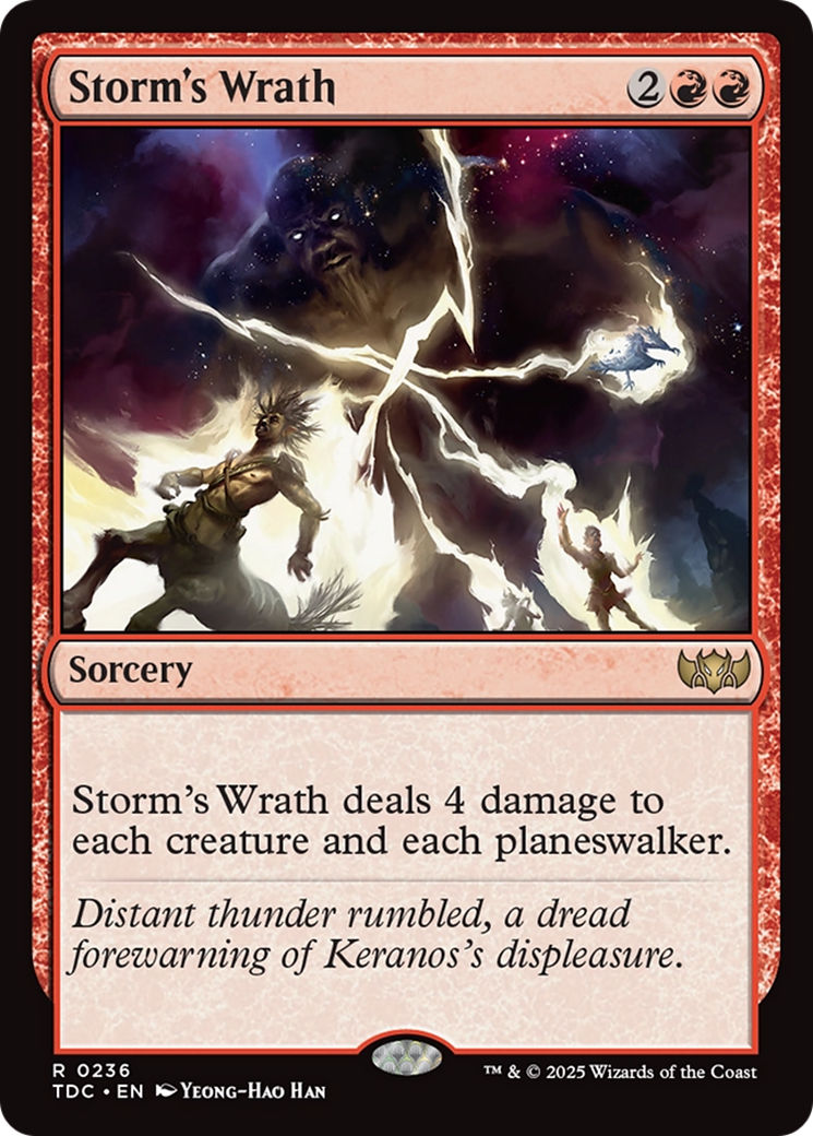 Storm's Wrath [Tarkir: Dragonstorm Commander] | Gate City Games LLC
