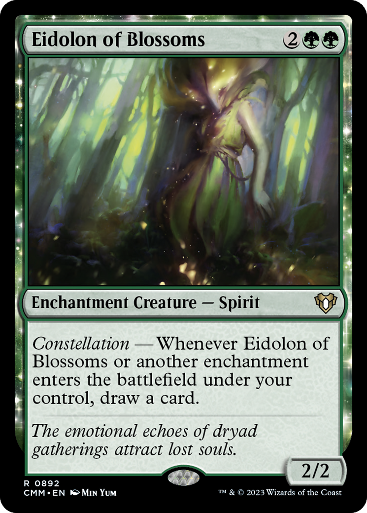 Eidolon of Blossoms [Commander Masters] | Gate City Games LLC