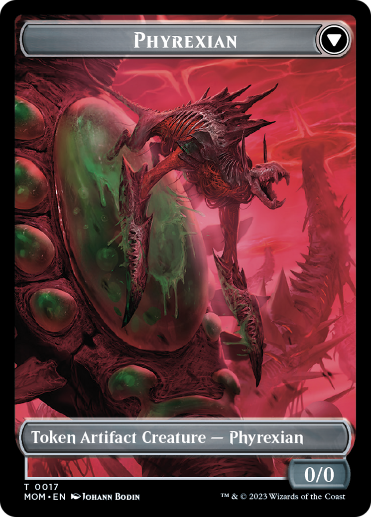 Incubator // Phyrexian (17) Double-Sided Token [March of the Machine Tokens] | Gate City Games LLC