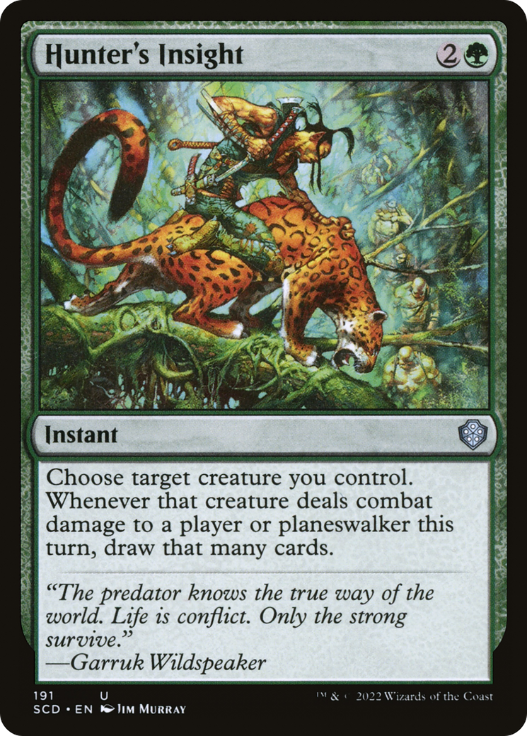 Hunter's Insight [Starter Commander Decks] | Gate City Games LLC