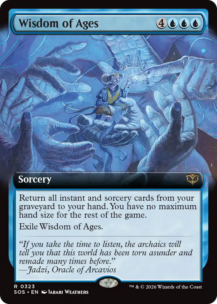 Wisdom of Ages (Extended Art) [Secrets of Strixhaven] | Gate City Games LLC