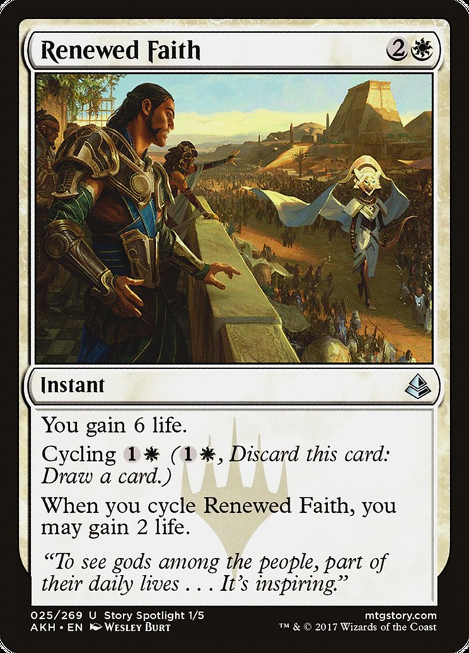 Renewed Faith [Amonkhet] | Gate City Games LLC