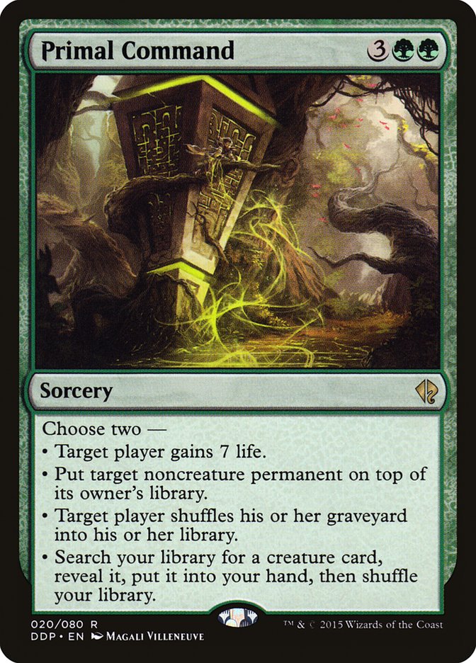 Primal Command [Duel Decks: Zendikar vs. Eldrazi] | Gate City Games LLC
