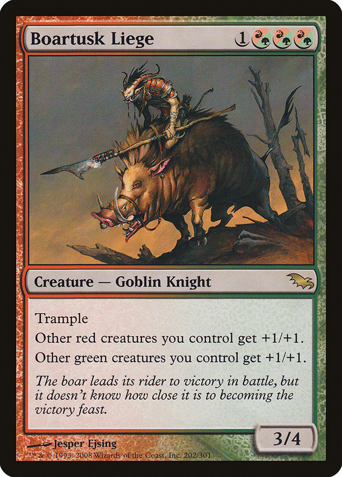 Boartusk Liege [Shadowmoor] | Gate City Games LLC
