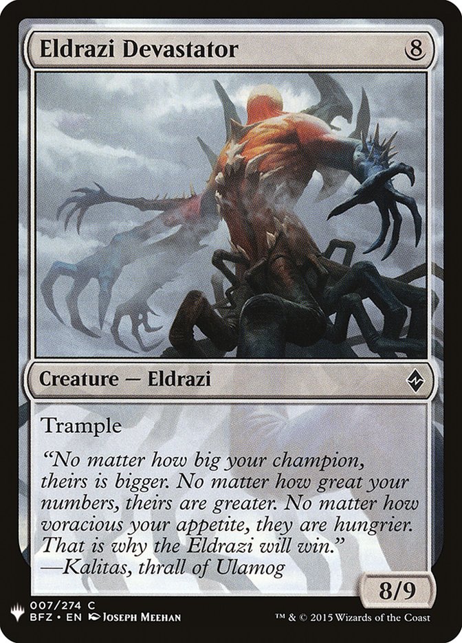 Eldrazi Devastator [Mystery Booster] | Gate City Games LLC