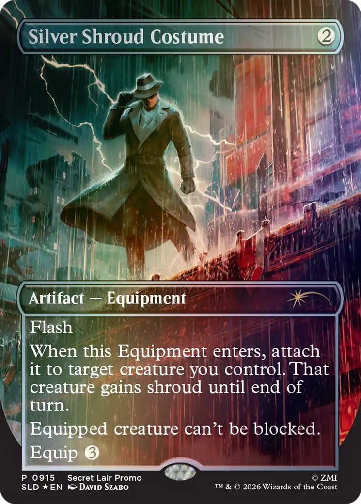 Silver Shroud Costume [Secret Lair Drop Series] | Gate City Games LLC