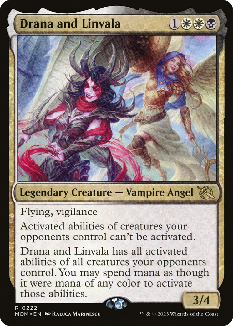 Drana and Linvala (Promo Pack) [March of the Machine Promos] | Gate City Games LLC