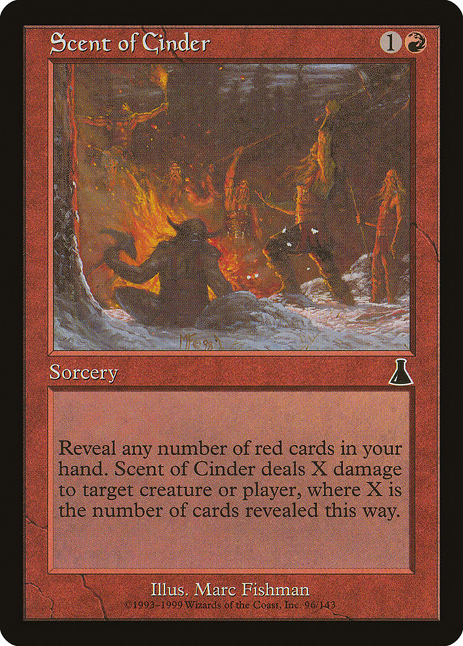 Scent of Cinder [Urza's Destiny] | Gate City Games LLC