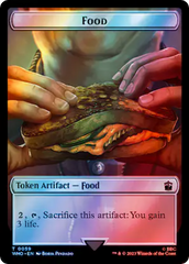 Alien // Food (0059) Double-Sided Token (Surge Foil) [Doctor Who Tokens] | Gate City Games LLC