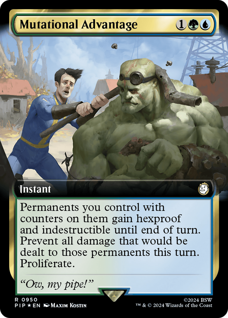Mutational Advantage (Extended Art) (Surge Foil) [Fallout] | Gate City Games LLC