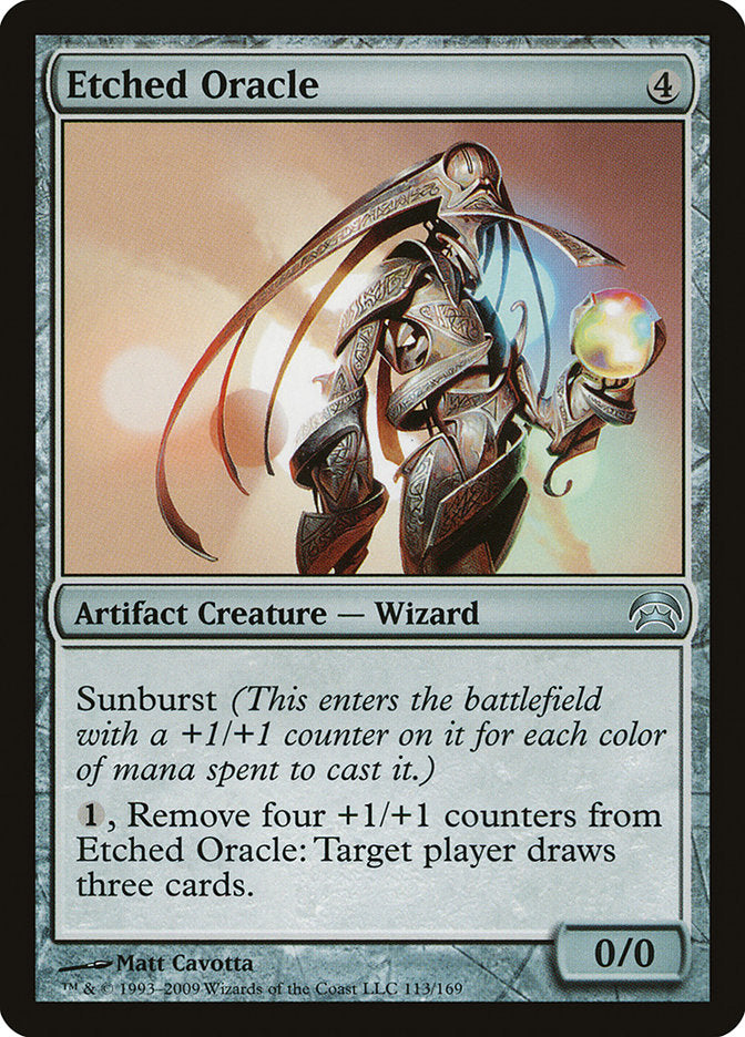 Etched Oracle [Planechase] | Gate City Games LLC