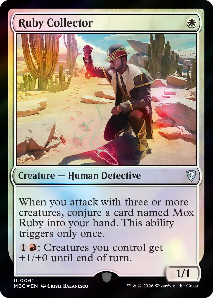 Ruby Collector [Mystery Booster: Commander Edition] | Gate City Games LLC