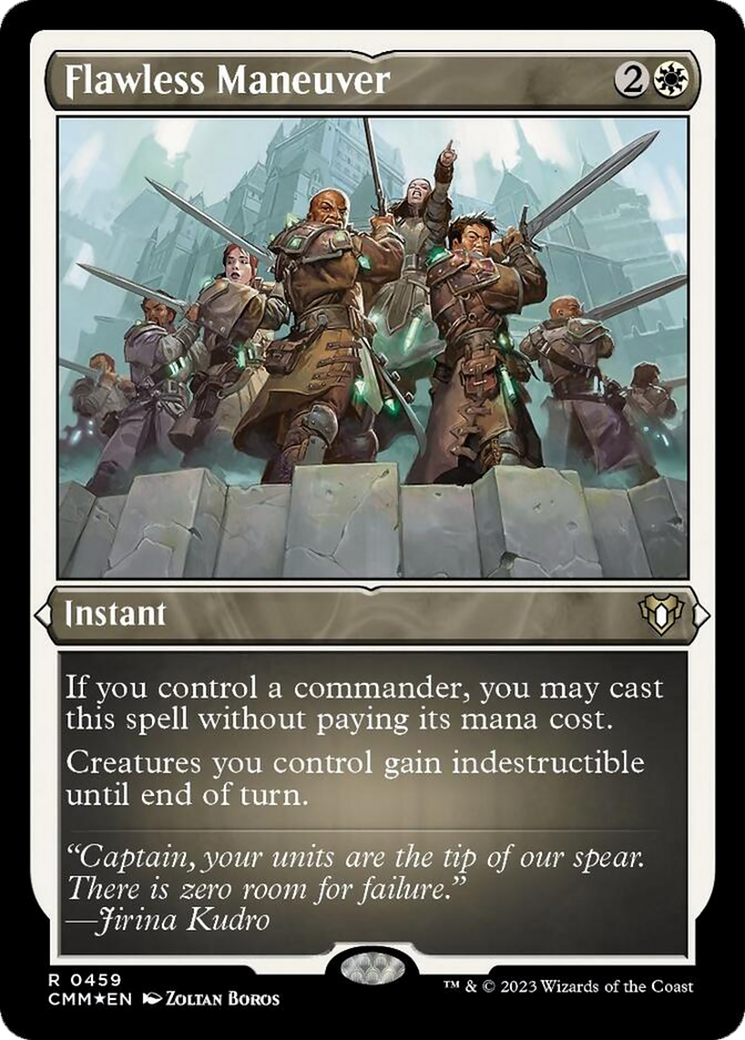 Flawless Maneuver (Foil Etched) [Commander Masters] | Gate City Games LLC
