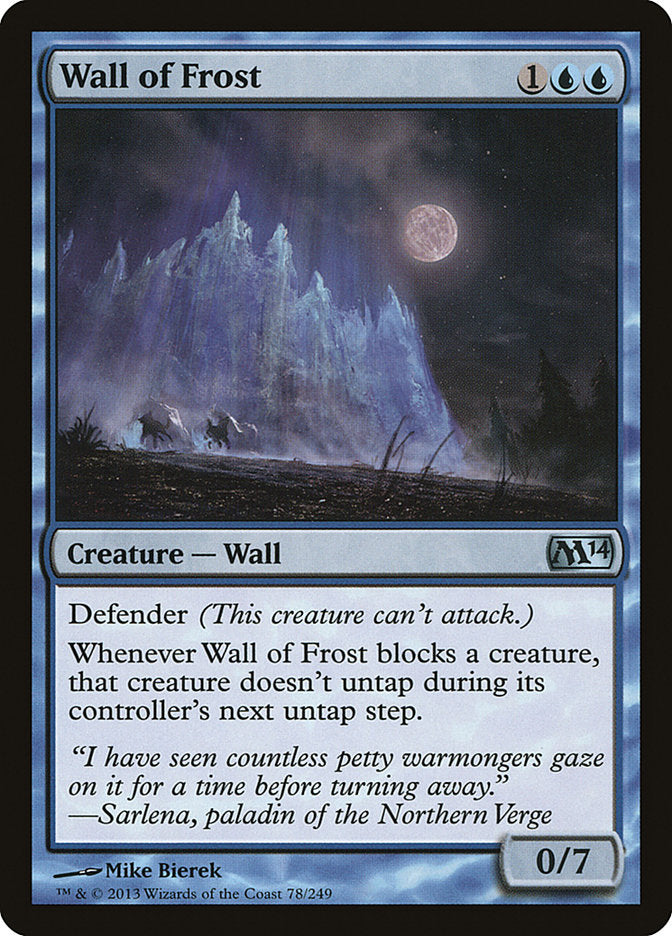 Wall of Frost [Magic 2014] | Gate City Games LLC