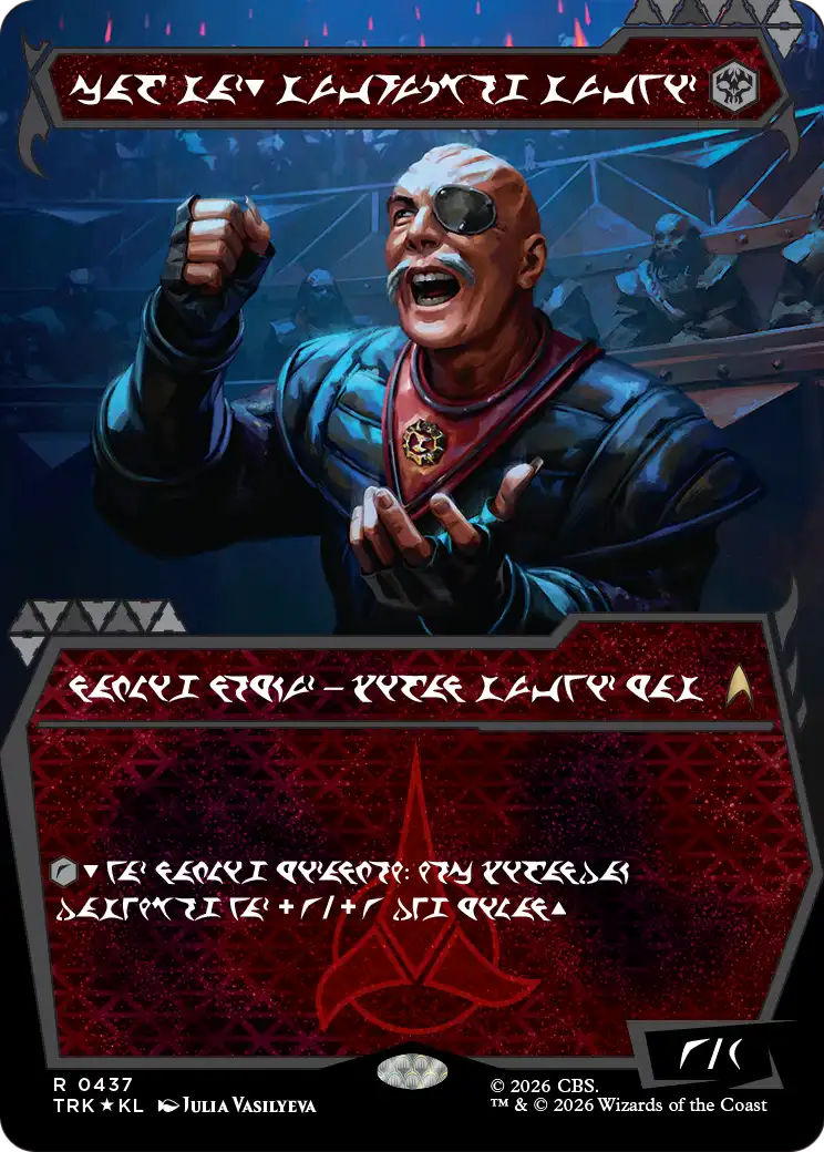 General Chang, Cold Warrior (0437) (Showcase Klingon) [Star Trek] | Gate City Games LLC