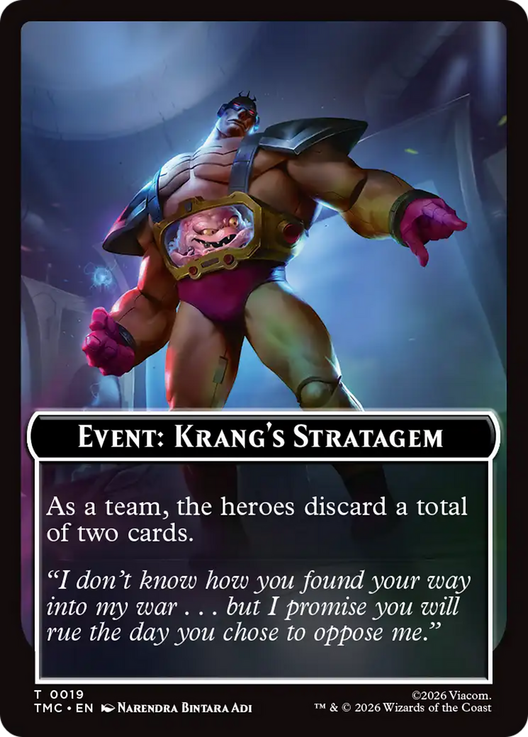 Event: Krang's Stratagem [Teenage Mutant Ninja Turtles Commander Tokens] | Gate City Games LLC