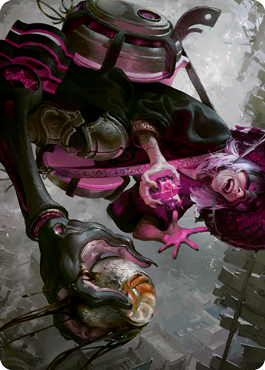 Undercity Scrounger Art Card [Kamigawa: Neon Dynasty Art Series] | Gate City Games LLC