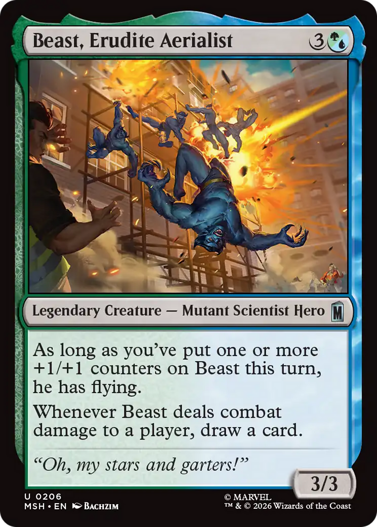 Beast, Erudite Aerialist [Marvel Super Heroes] | Gate City Games LLC