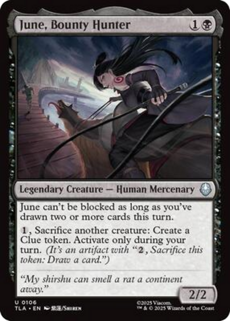 June, Bounty Hunter [Avatar: The Last Airbender] | Gate City Games LLC