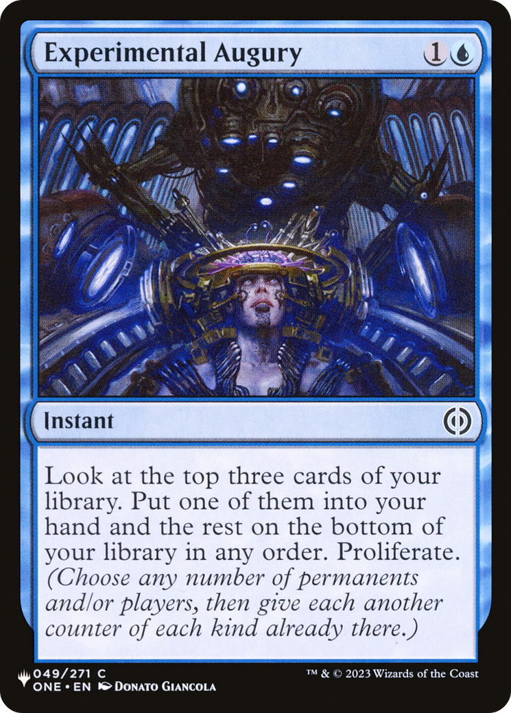 Experimental Augury [The List] | Gate City Games LLC