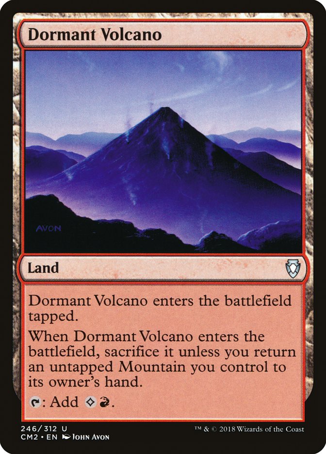 Dormant Volcano [Commander Anthology Volume II] | Gate City Games LLC