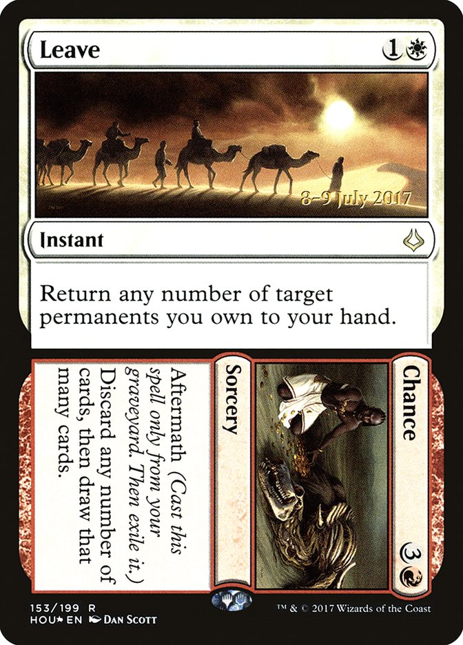 Leave // Chance [Hour of Devastation Prerelease Promos] | Gate City Games LLC