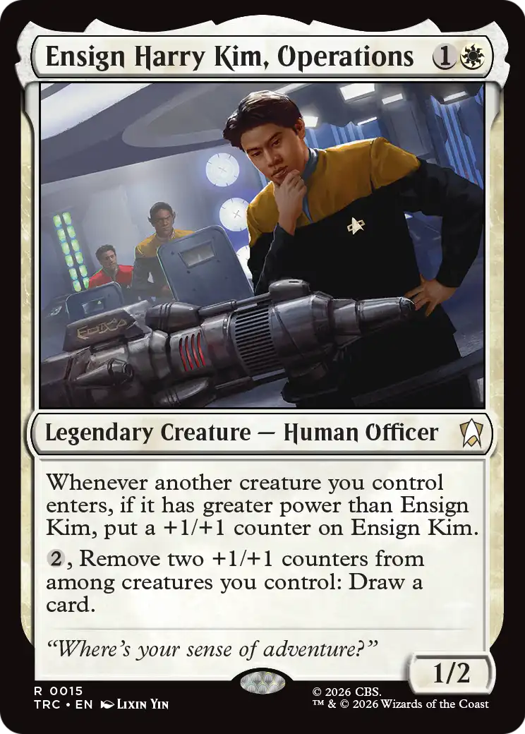 Ensign Harry Kim, Operations (Surge Foil) [Star Trek Commander] | Gate City Games LLC