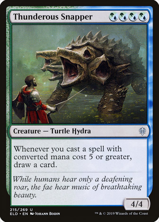 Thunderous Snapper [Throne of Eldraine] | Gate City Games LLC