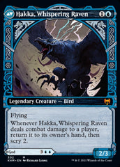 Alrund, God of the Cosmos // Hakka, Whispering Raven (Showcase) [Kaldheim] | Gate City Games LLC