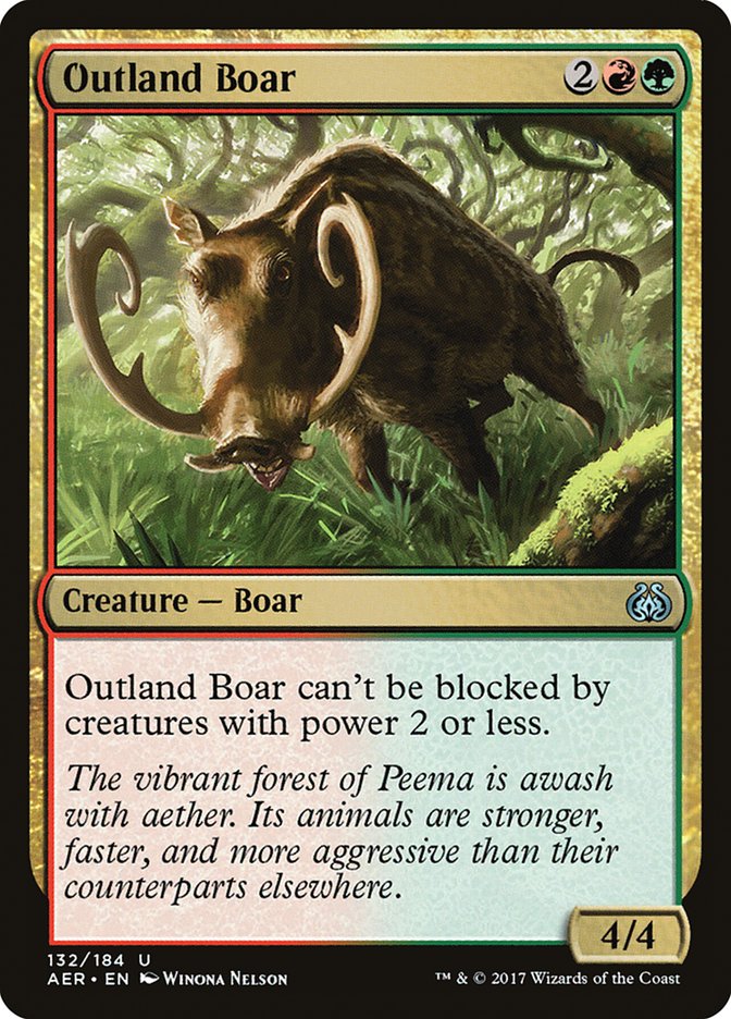 Outland Boar [Aether Revolt] | Gate City Games LLC