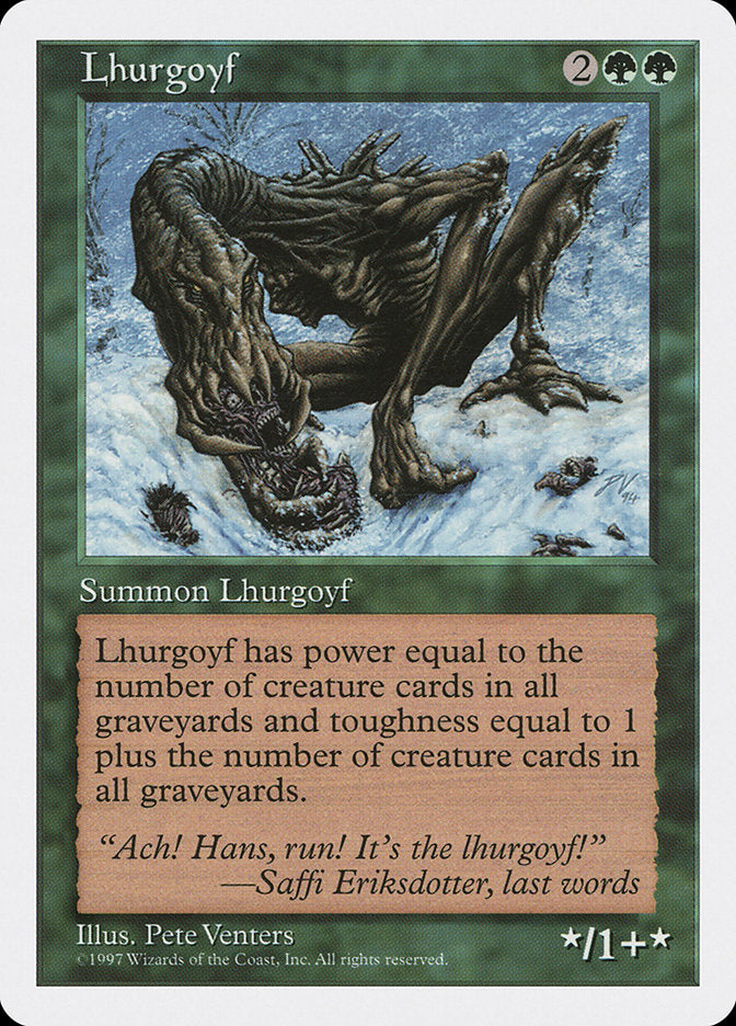 Lhurgoyf [Fifth Edition] | Gate City Games LLC