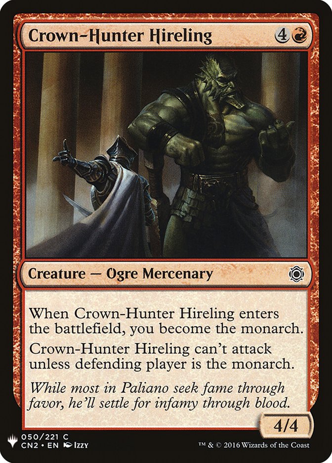Crown-Hunter Hireling [Mystery Booster] | Gate City Games LLC