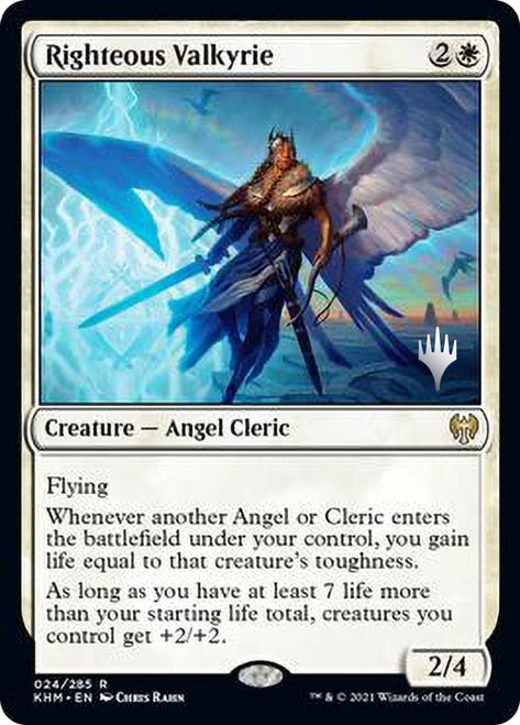 Righteous Valkyrie (Promo Pack) [Kaldheim Promos] | Gate City Games LLC