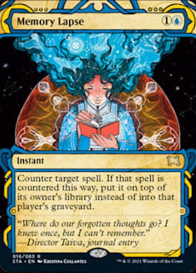 Memory Lapse (Foil Etched) [Strixhaven: School of Mages Mystical Archive] | Gate City Games LLC