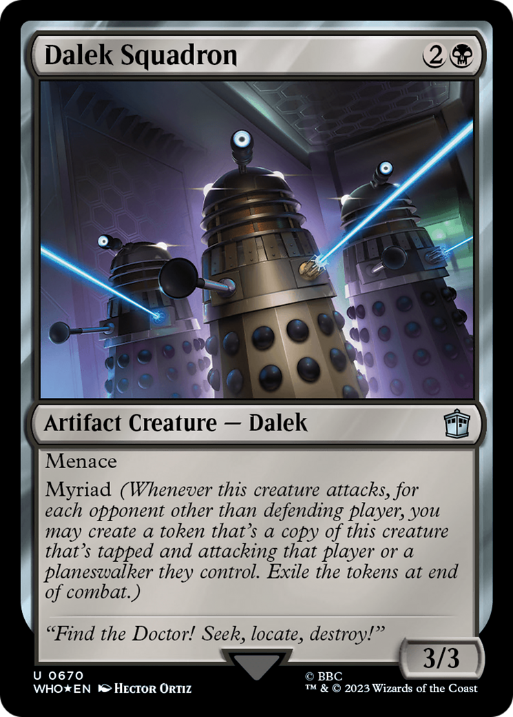 Dalek Squadron (Surge Foil) [Doctor Who] | Gate City Games LLC