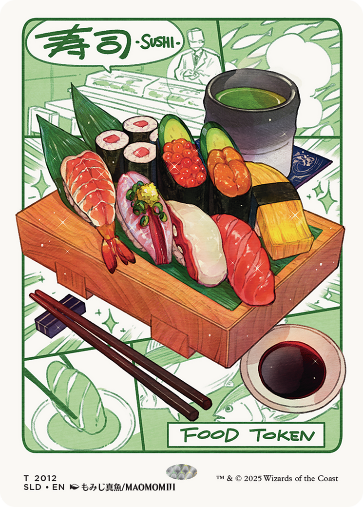 Food Token (2012) (Rainbow Foil) [Secret Lair Drop Series] | Gate City Games LLC
