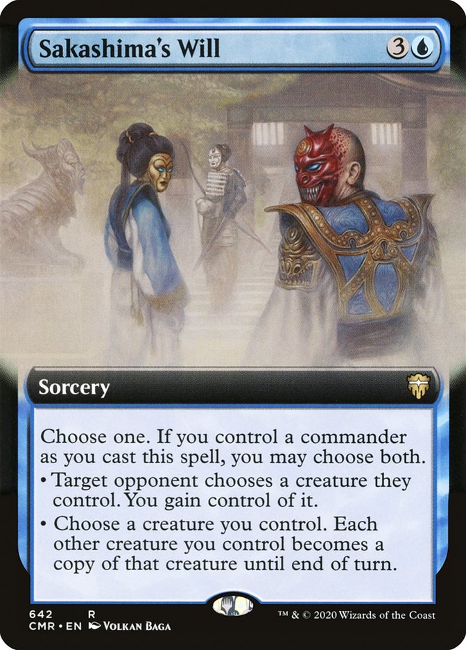 Sakashima's Will (Extended Art) [Commander Legends] | Gate City Games LLC