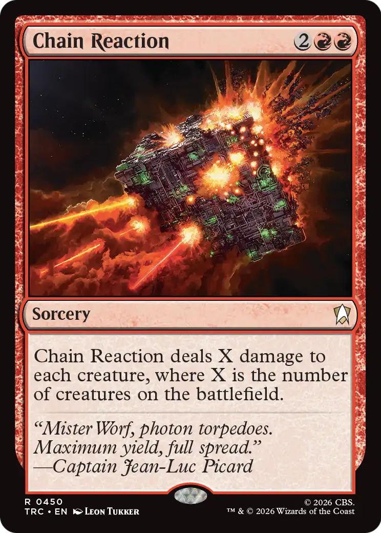 Chain Reaction (Surge Foil) [Star Trek Commander] | Gate City Games LLC