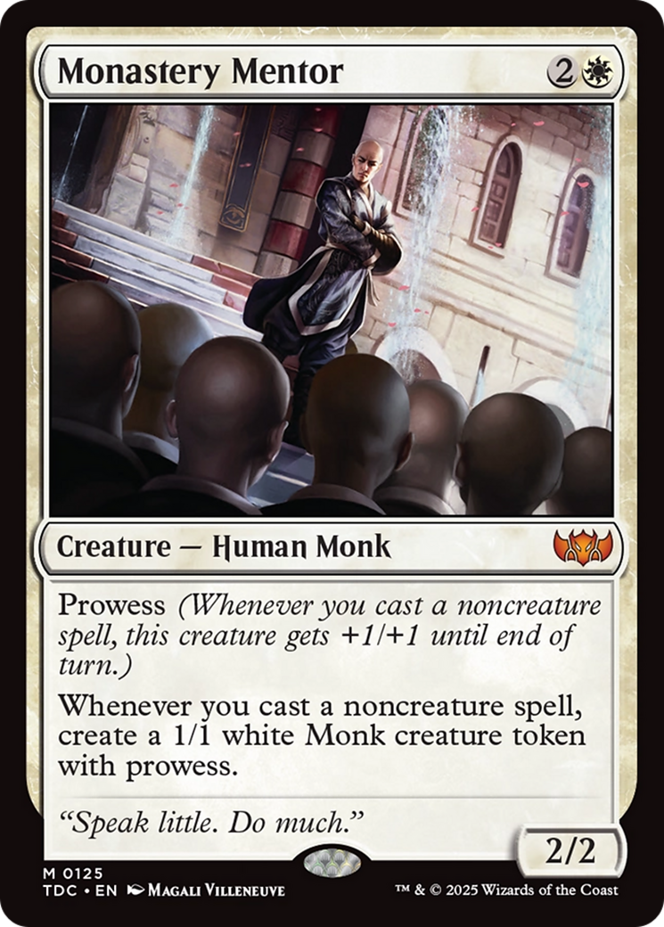 Monastery Mentor [Tarkir: Dragonstorm Commander] | Gate City Games LLC