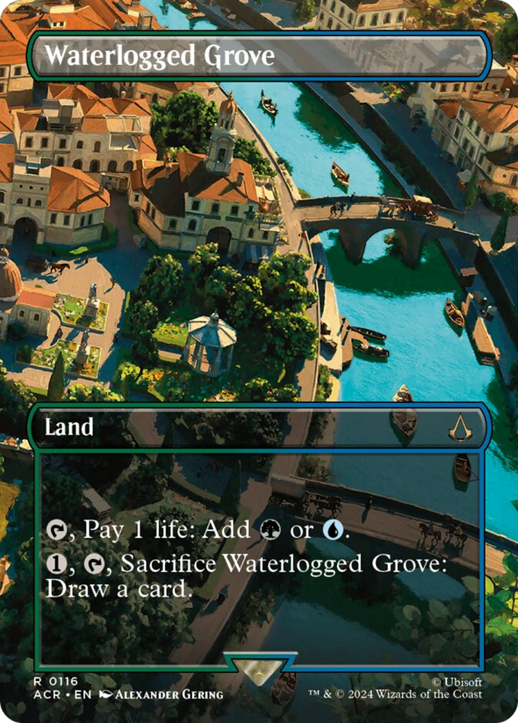 Waterlogged Grove (Borderless) [Assassin's Creed] | Gate City Games LLC