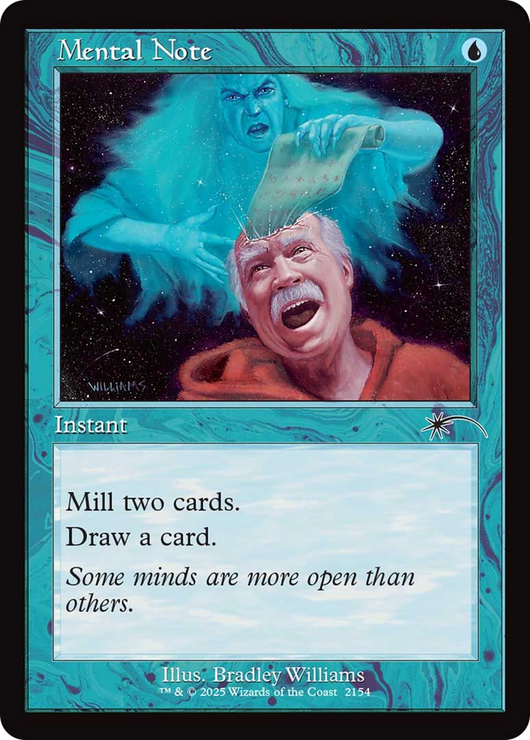Mental Note (Retro Frame) [Secret Lair Drop Series] | Gate City Games LLC