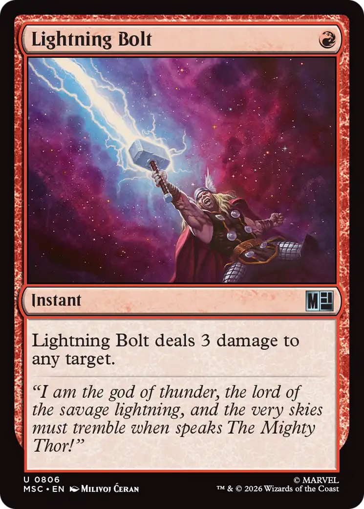 Lightning Bolt [Marvel Super Heroes Commander] | Gate City Games LLC
