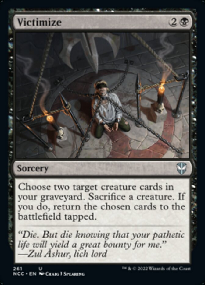 Victimize [Streets of New Capenna Commander] | Gate City Games LLC