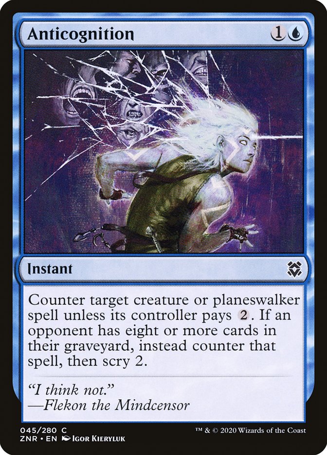 Anticognition [Zendikar Rising] | Gate City Games LLC