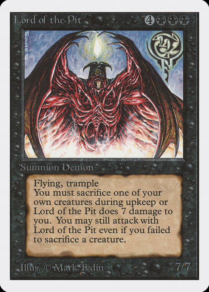 Lord of the Pit [Unlimited Edition] | Gate City Games LLC
