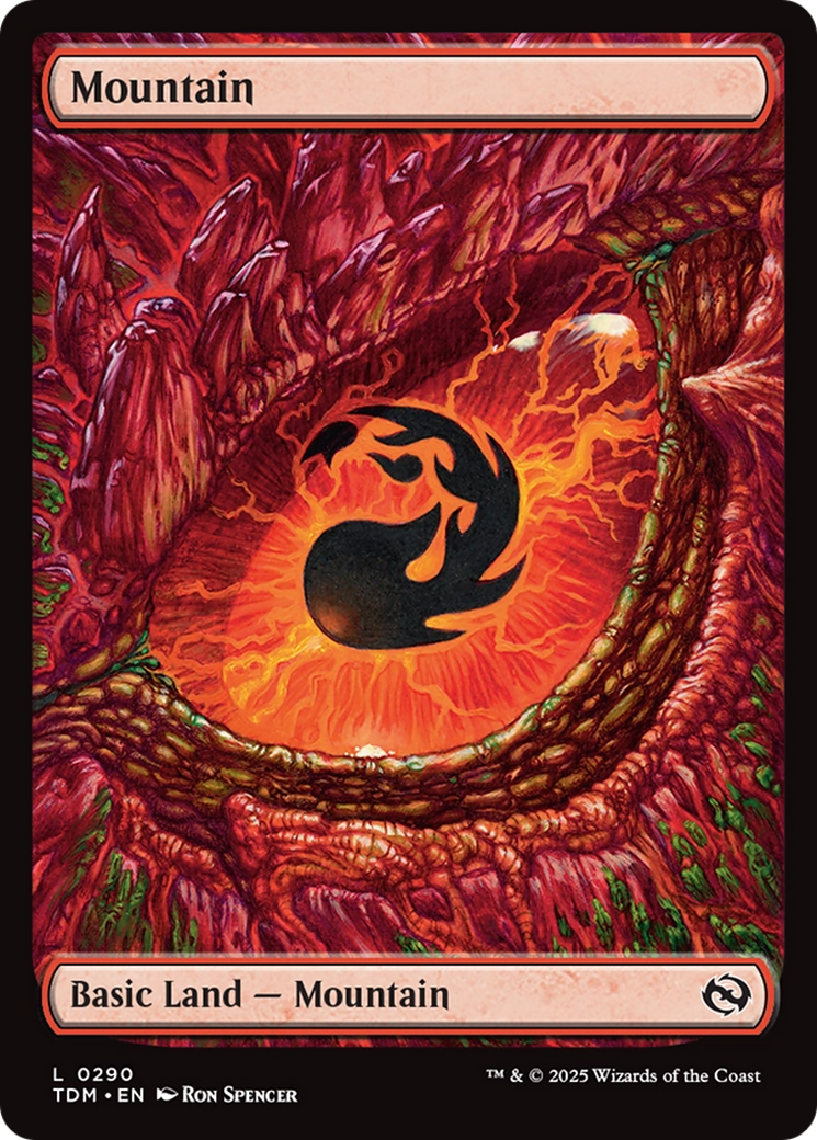Mountain (0290) [Tarkir: Dragonstorm] | Gate City Games LLC