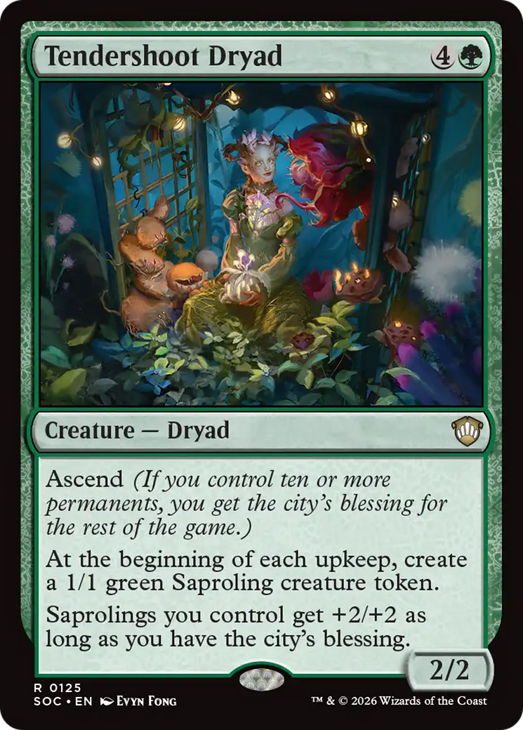 Tendershoot Dryad [Secrets of Strixhaven Commander] | Gate City Games LLC